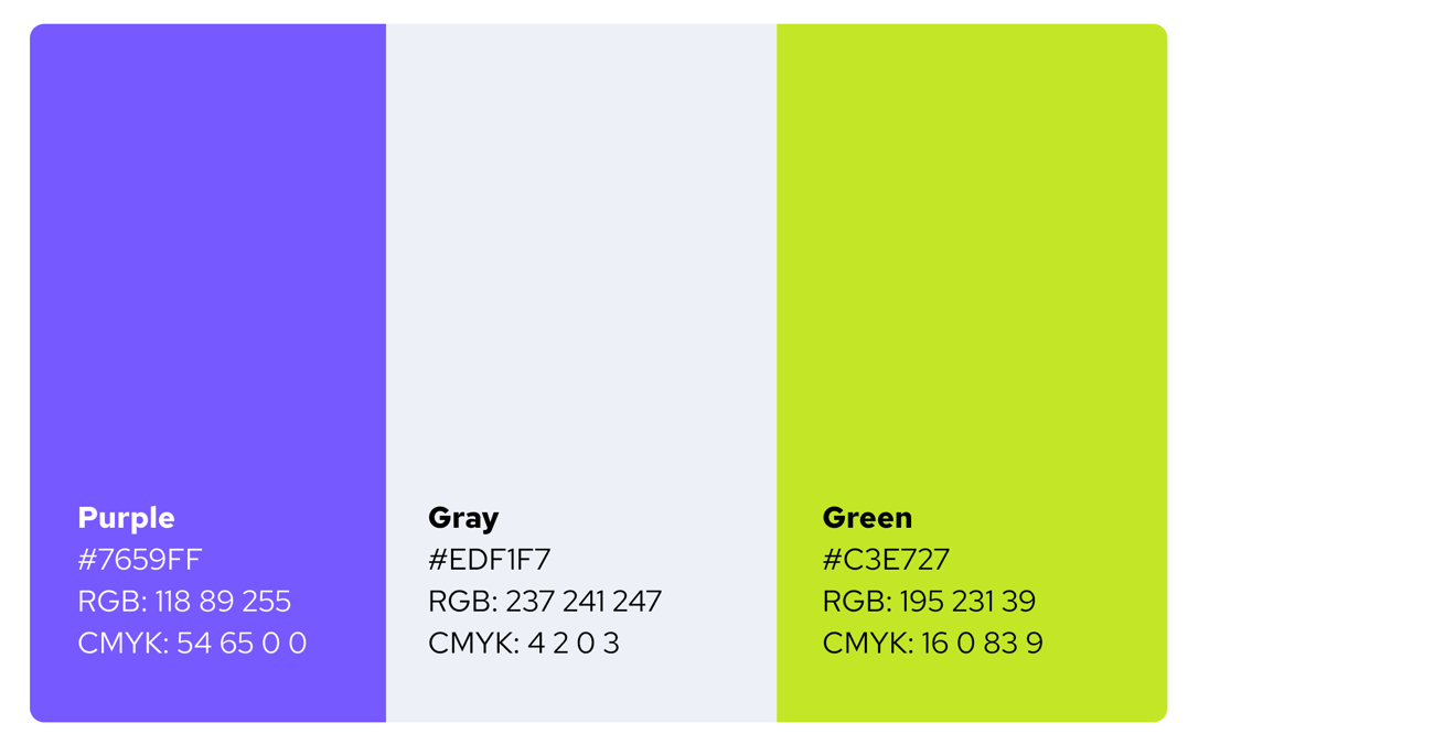 Invest Green Secondary colors