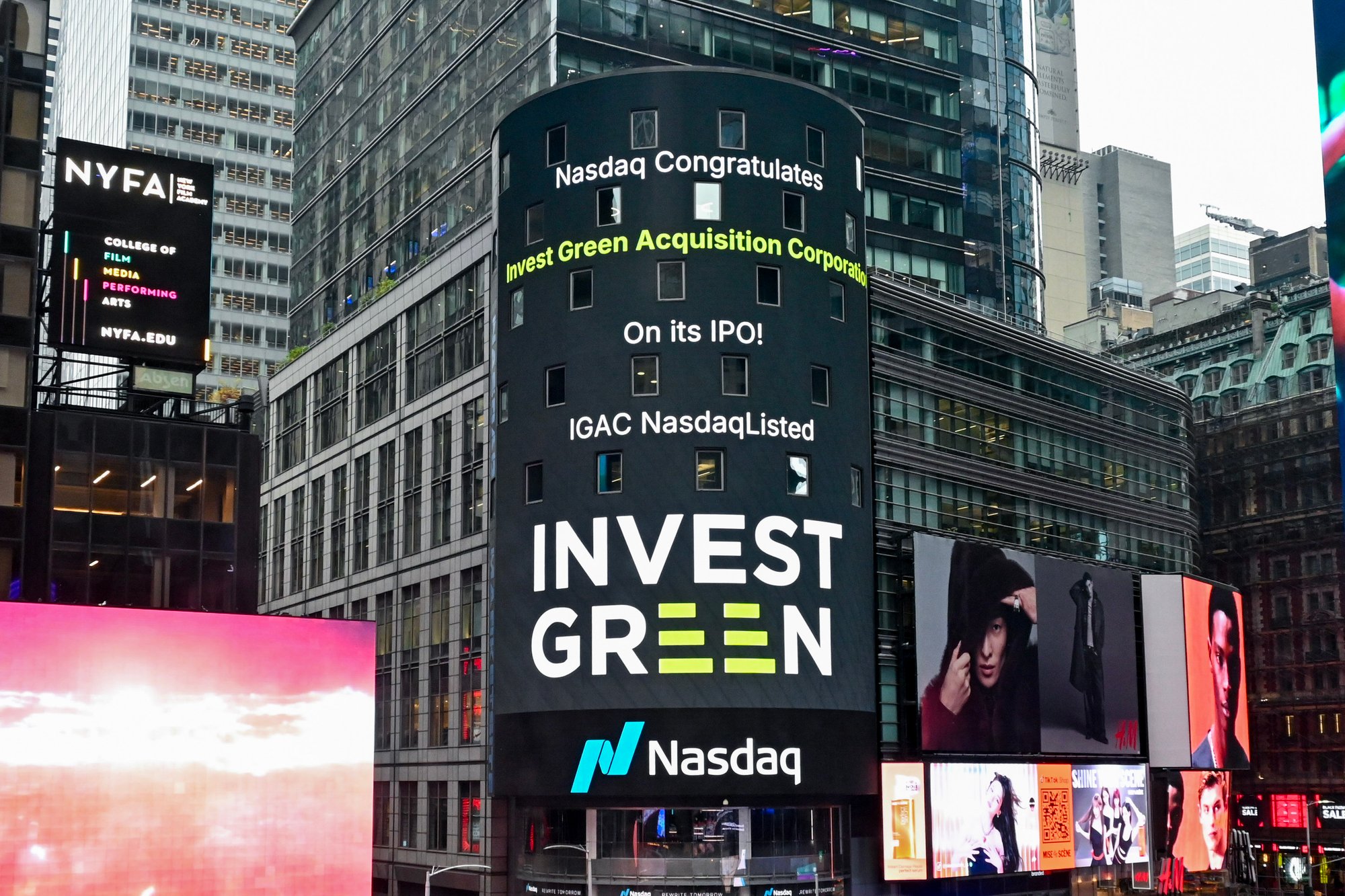 Invest Green launches on NASDAQ